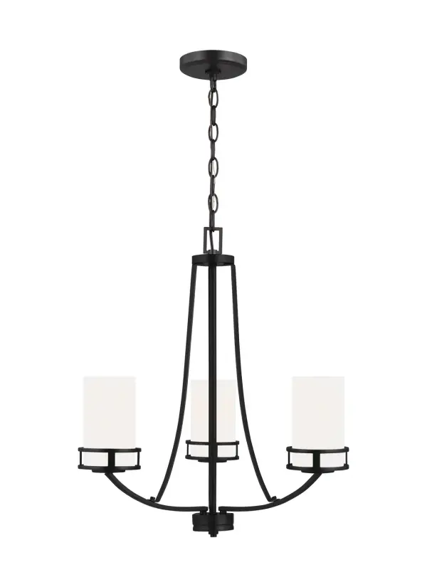 Three Light Chandelier 9.00W/A19/Medium/LED/800.00lm/3000K/90CRI