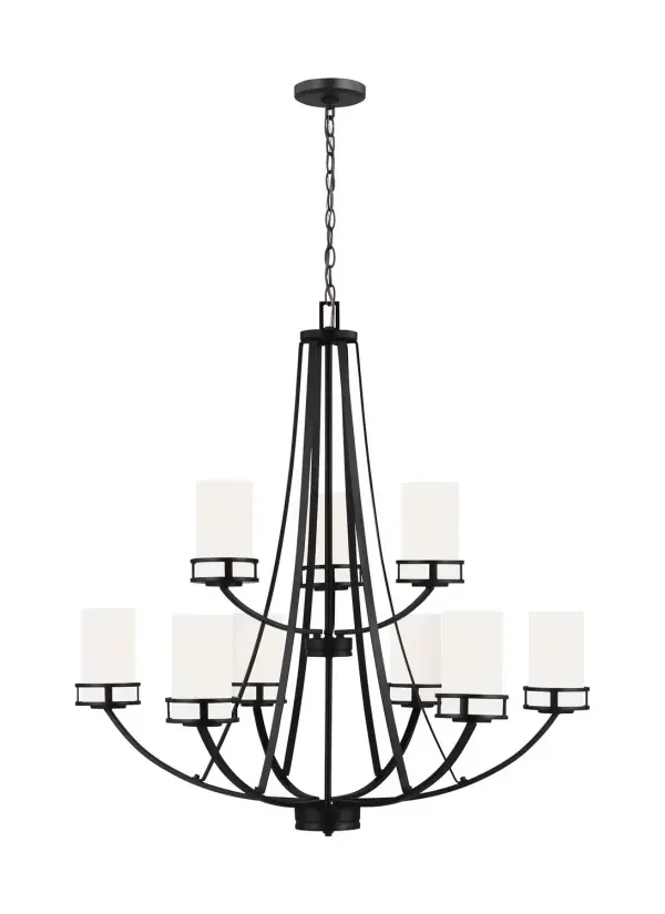 Nine Light Chandelier 9.00W/A19/Medium/LED/800.00lm/3000K/90CRI