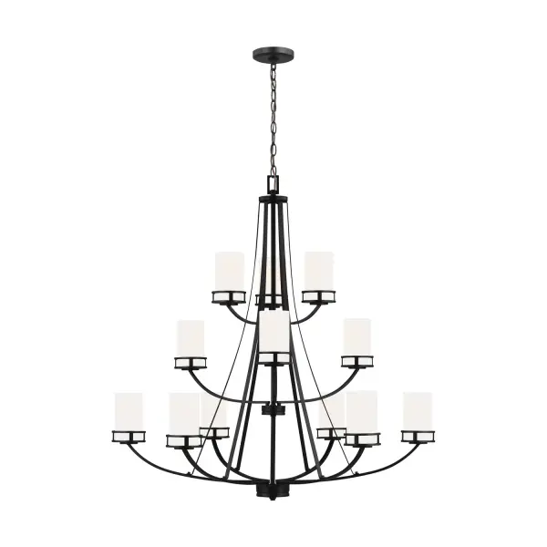 12 Light Chandelier 75.00W/A19/Medium