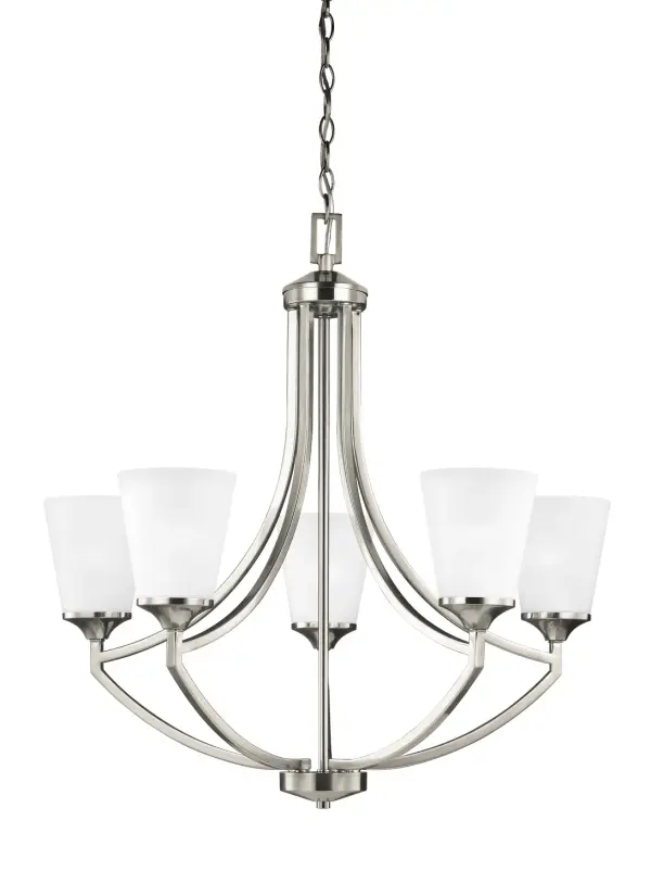 Five Light Chandelier 100.00W/A19/Medium