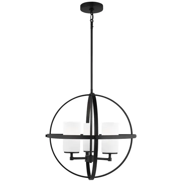 Three Light Chandelier 100.00W/A19/Medium