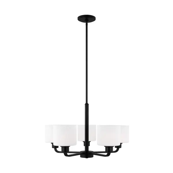 Five Light Chandelier 9.00W/A19/Medium/800.00lm/3000K/90CRI