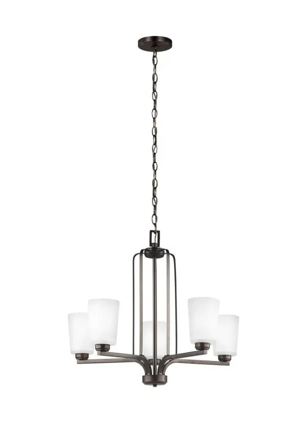 Five Light Chandelier 100.00W/A19/Medium