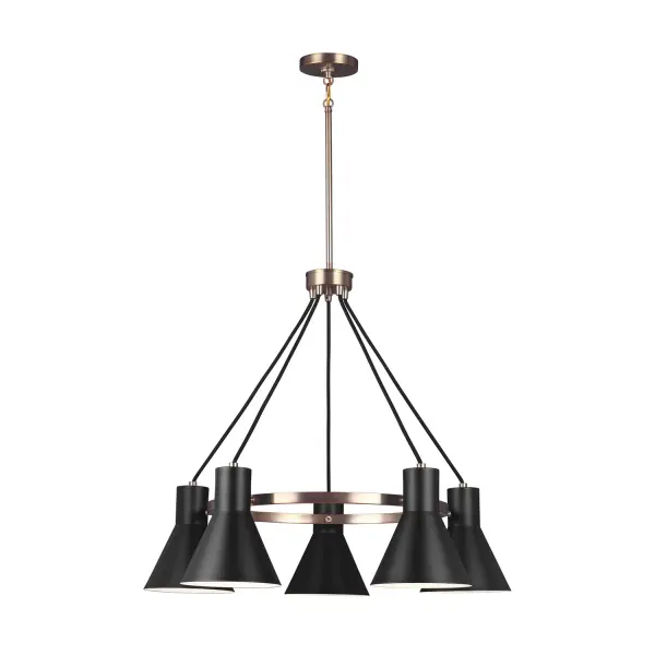 Five Light Chandelier 60.00W/A19/Medium