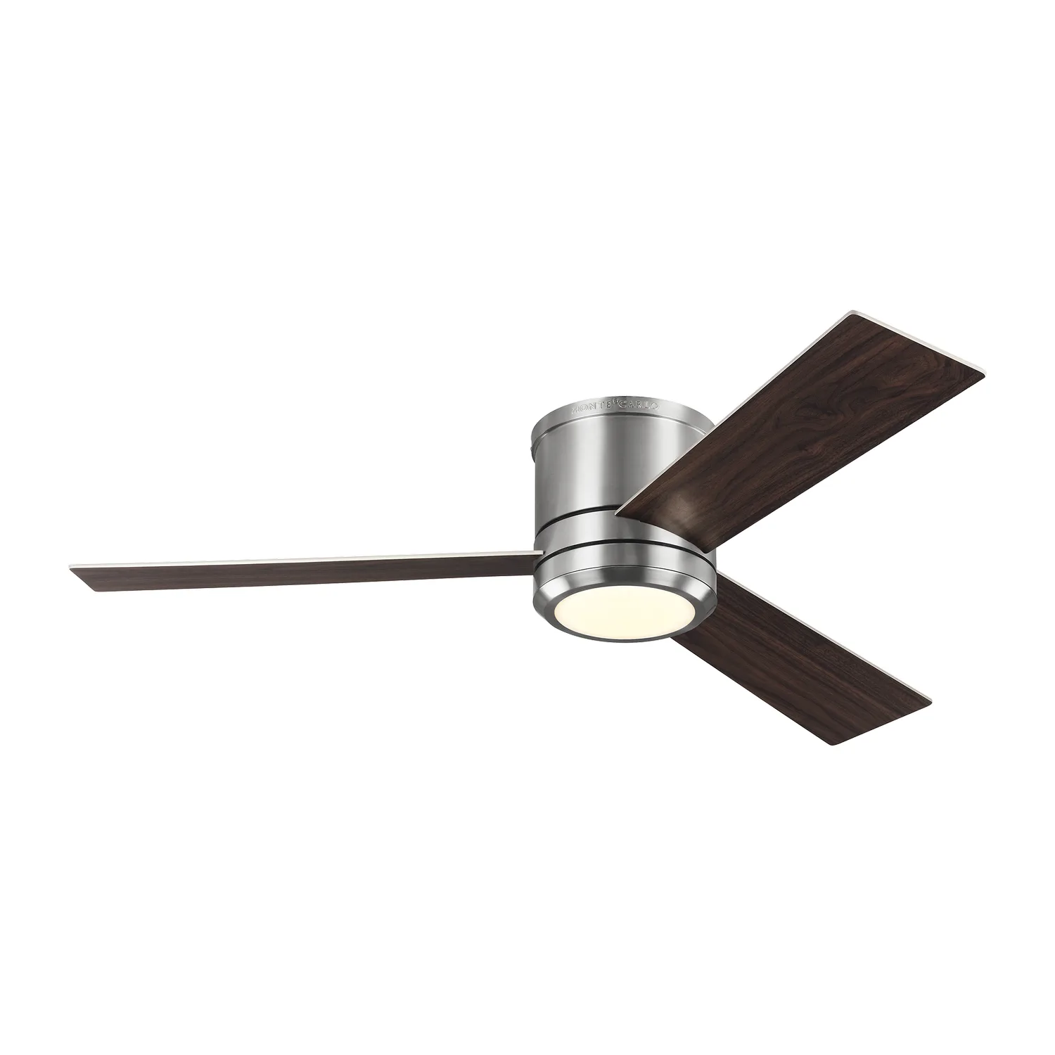Clarity 56" Ceiling Fan in Brushed Steel