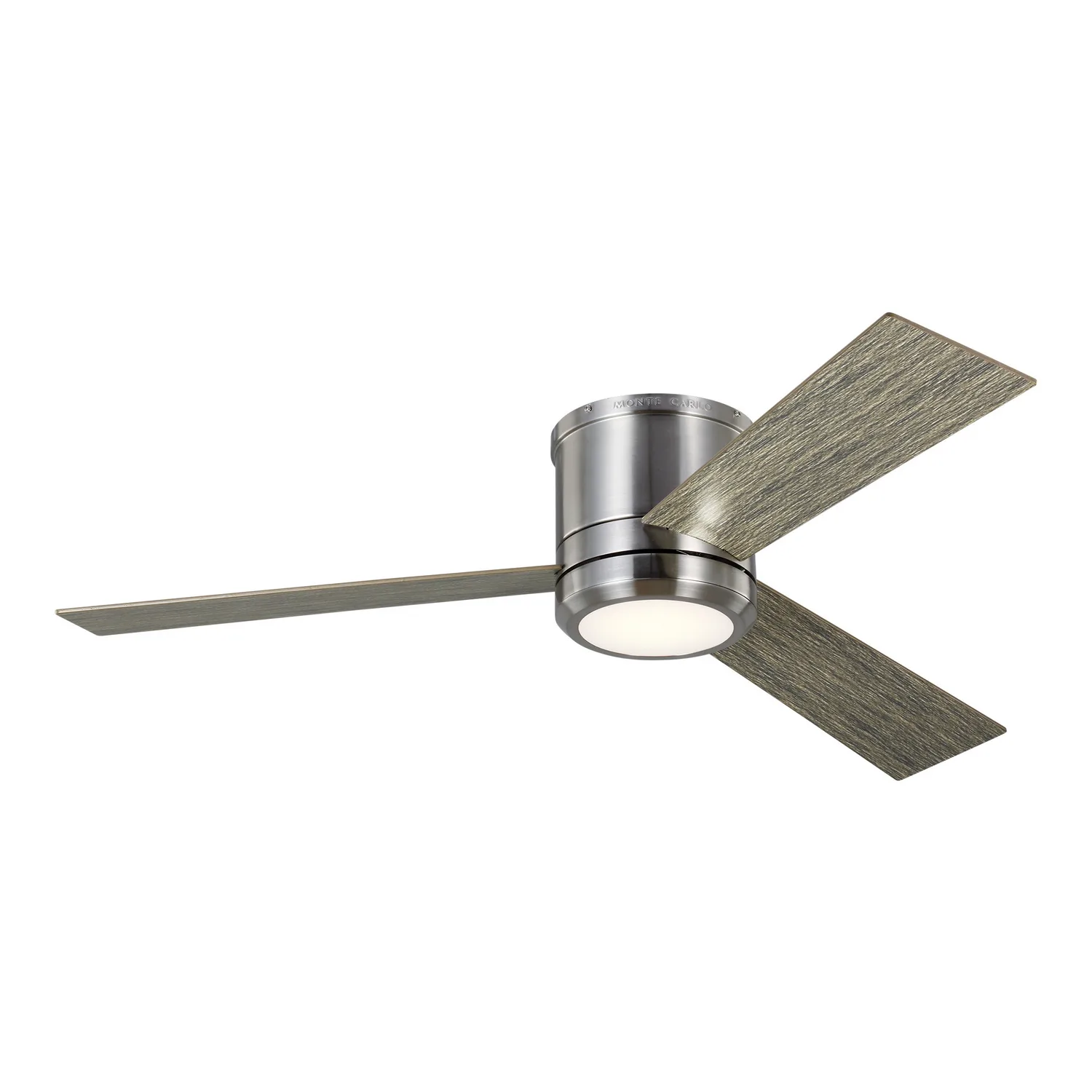 Clarity 56" Ceiling Fan in Brushed Steel