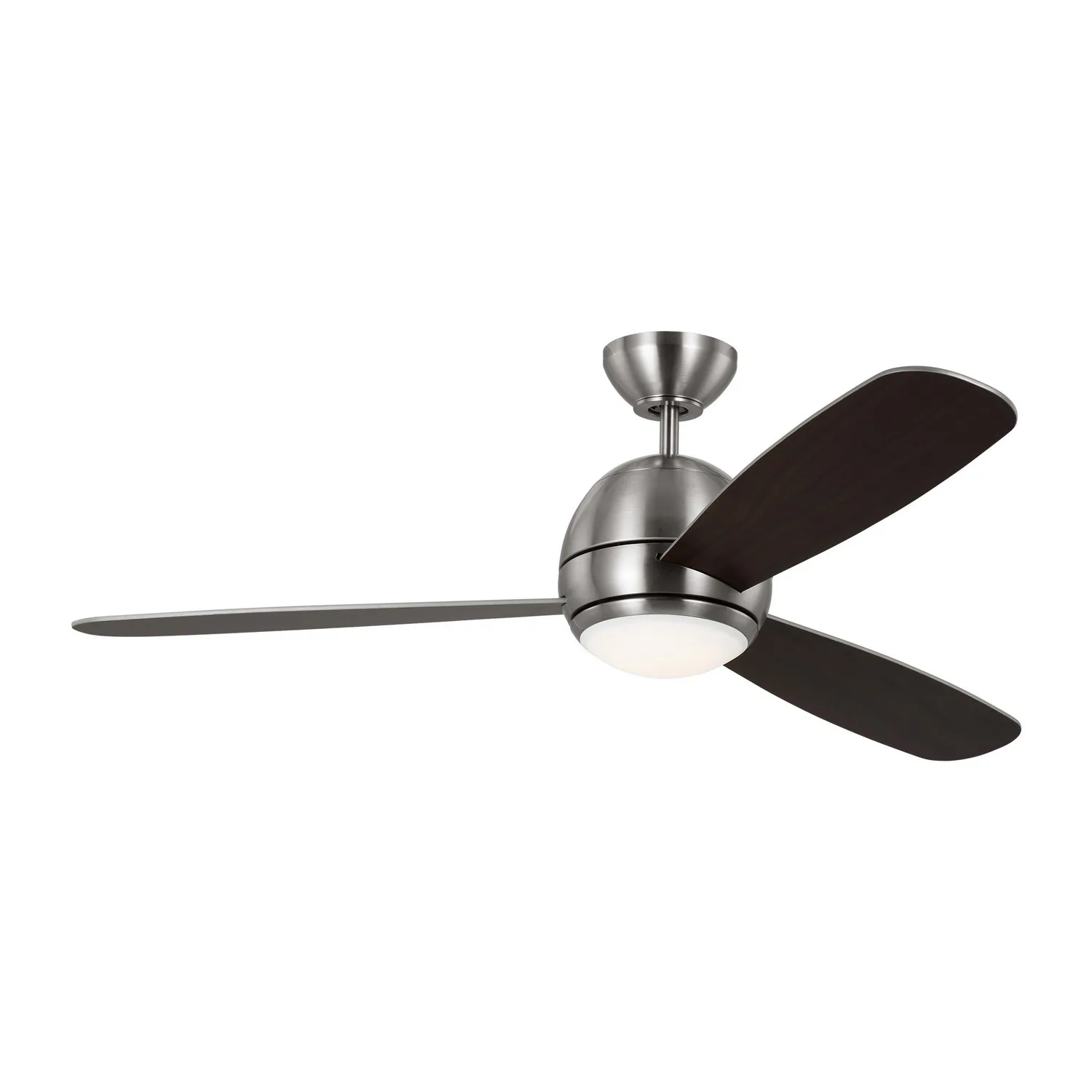 Orbis 52" Ceiling Fan in Brushed Steel