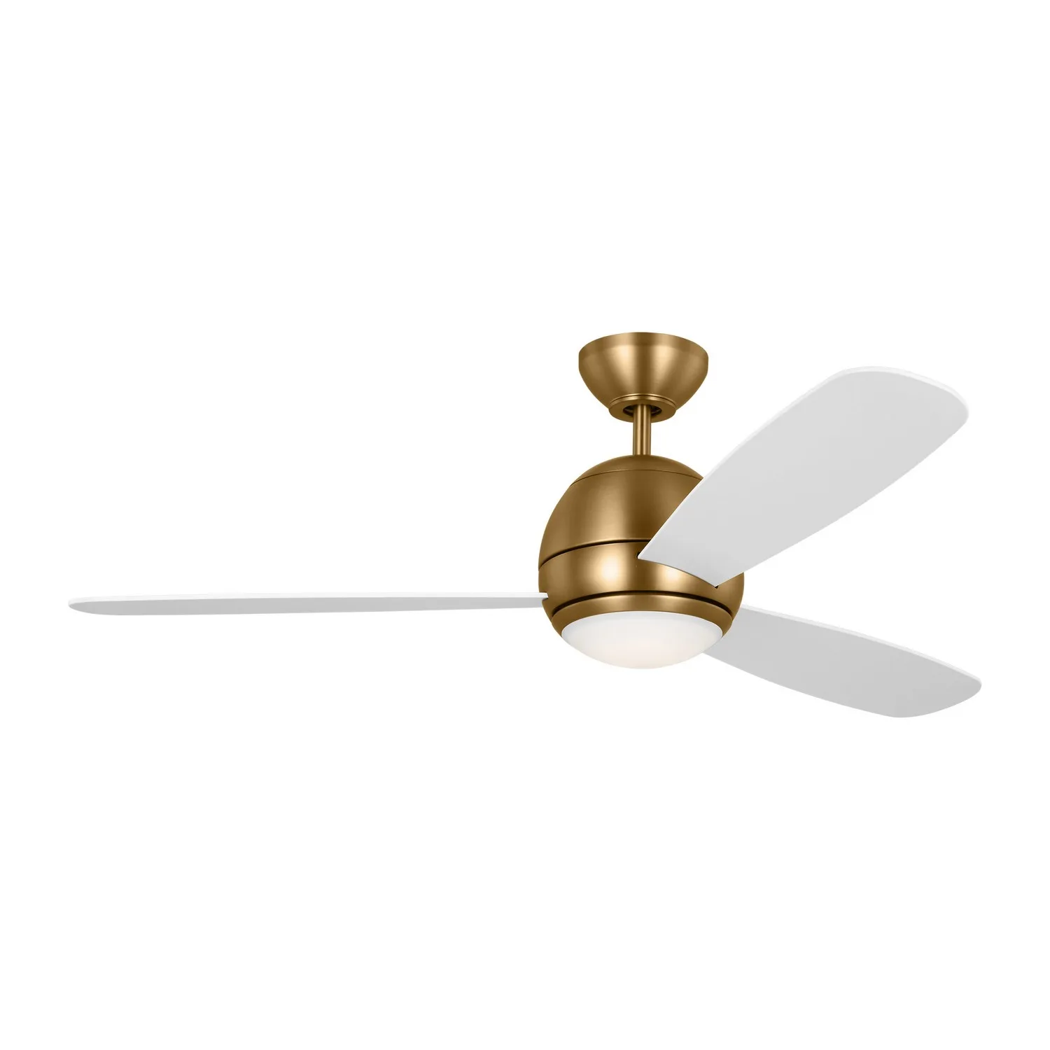 Orbis 52" Ceiling Fan in Satin Brass