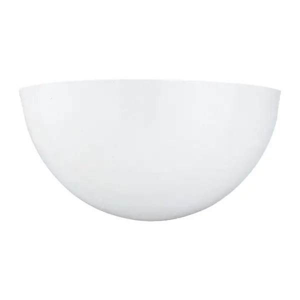 Collection: Neva Designer: Sea Gull Rooms: Bathroom, Bedroom, Entry Room/Hallway Finish: White Glass: Smooth White Width: 11.50" Height: 5.75" Length: 13.50" Weight: 2.20 lb Extension from Wall: 4.00" Chain: 6.5`` Wire: 6.5" Black/White Canopy: W:10'' H:5'' OB UP:2.5'' OB DOWN:3.25'' Irregular Number of Bulbs: 1 Maximum Wattage: 100.00 W Bulb Type: A19 Bulb Base: Medium Voltage: 120.00 V Material: Glass Country of Origin: Vietnam Safety Listing: UL Safety Rating: Damp Connection: Hardwired ADA Title 24 Spec Sheet Instructions Parts Diagram