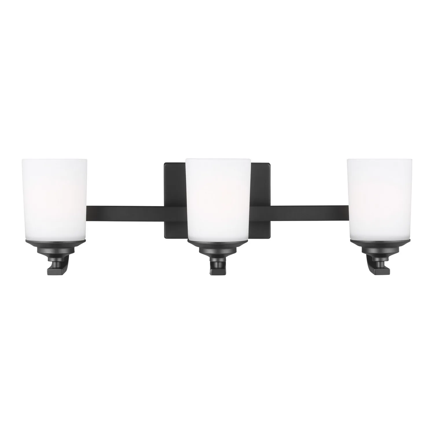 Kemal Three Light Wall / Bath in Midnight Black