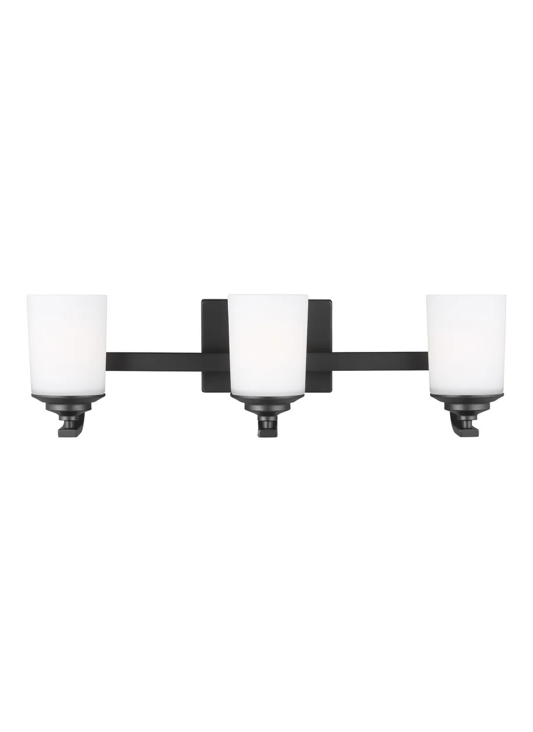 Kemal Three Light Wall / Bath in Midnight Black