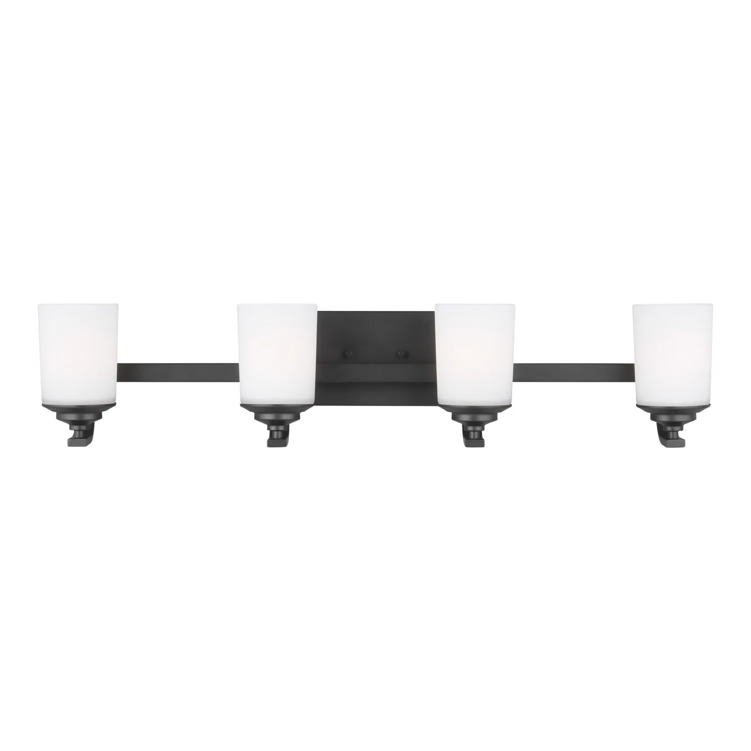 Kemal Four Light Wall / Bath in Midnight Black