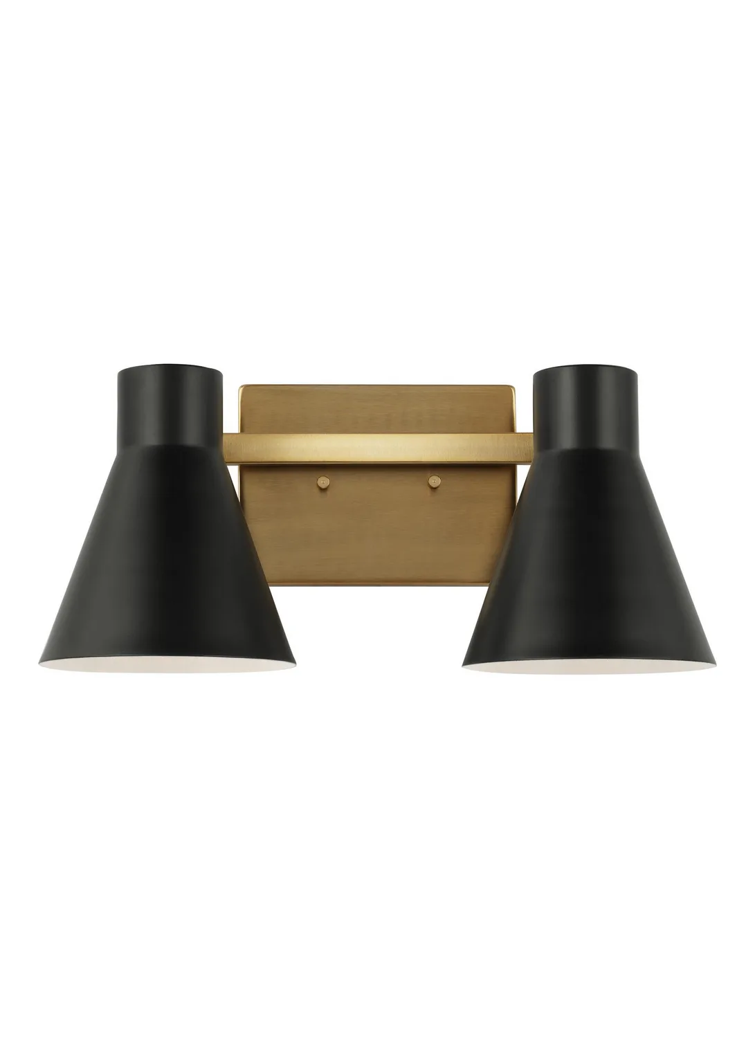 Towner Two Light Wall / Bath in Satin Brass