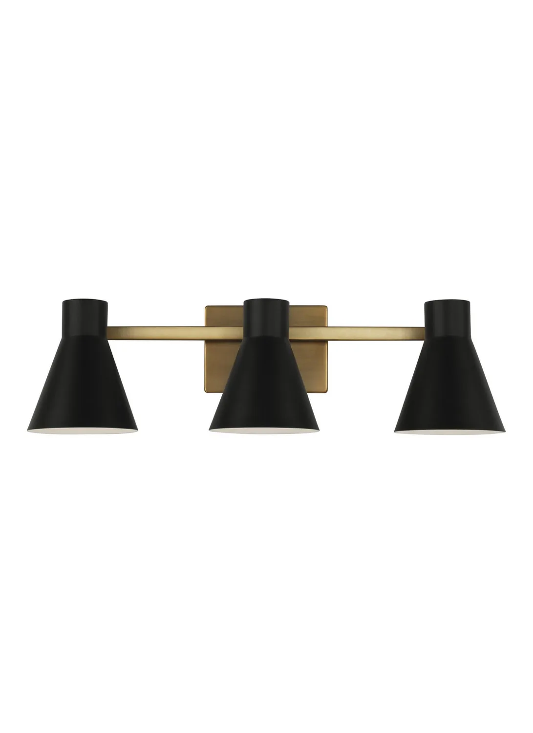 Towner Three Light Wall / Bath in Satin Brass