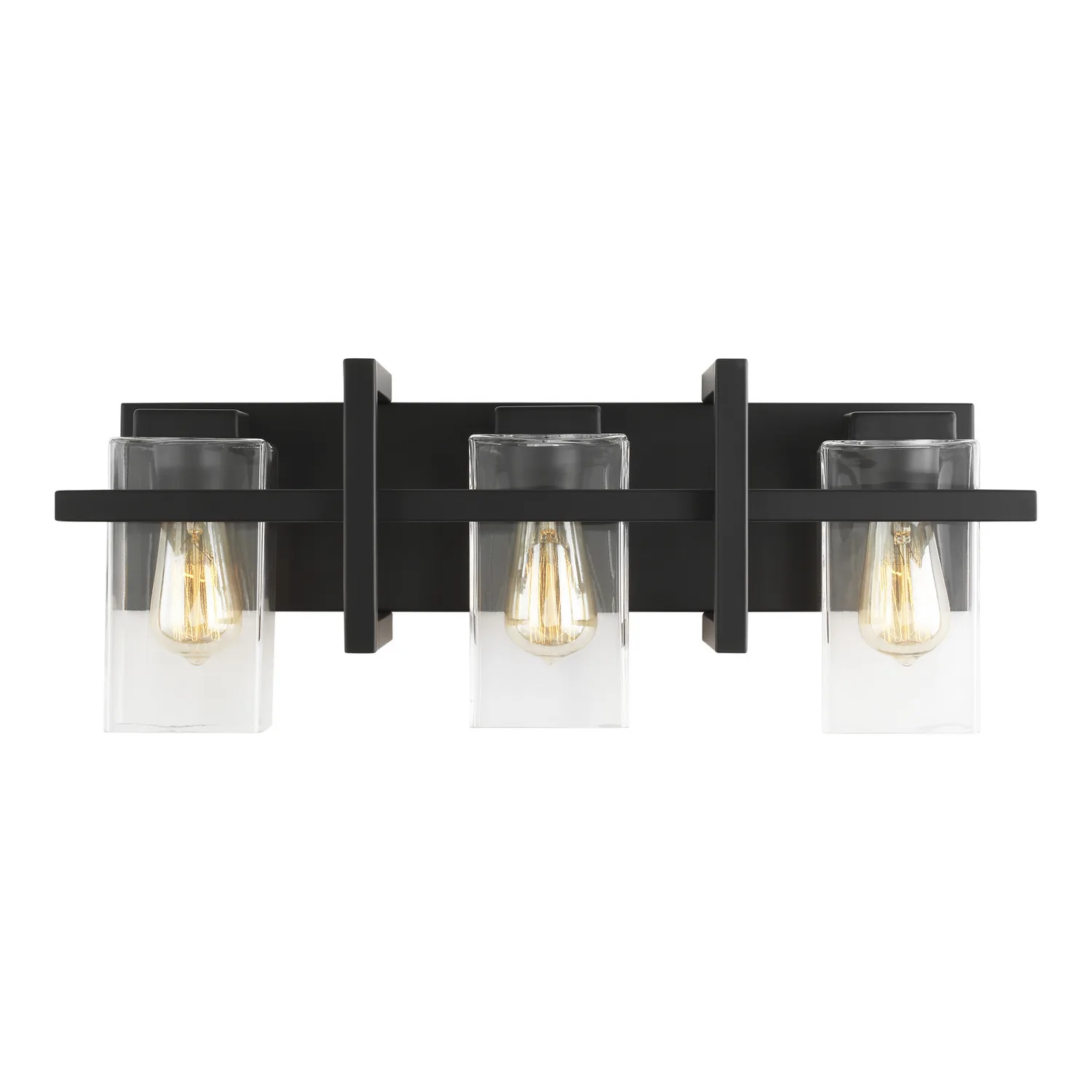Mitte Three Light Wall / Bath in Midnight Black