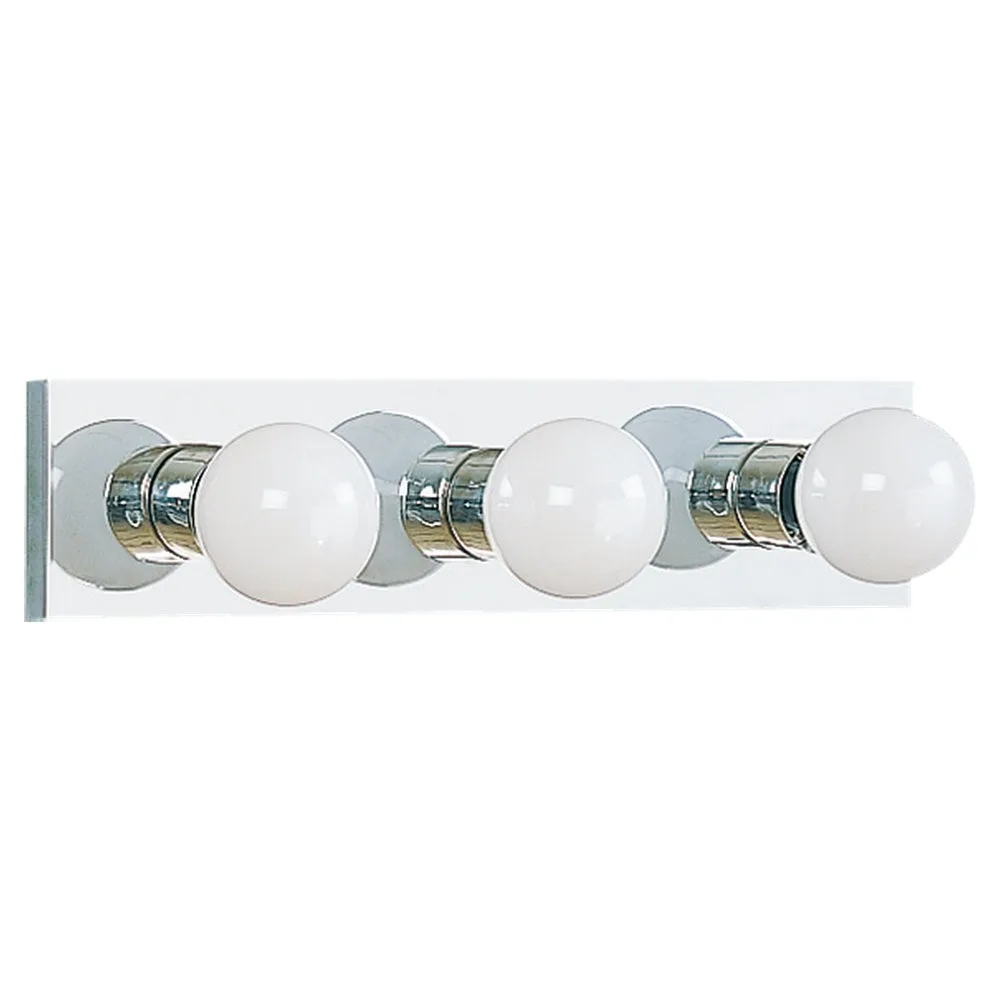 Center Stage Three Light Wall / Bath in Chrome