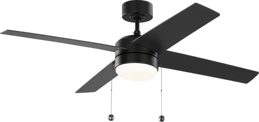 Loni 52" Ceiling Fan in Midnight Black