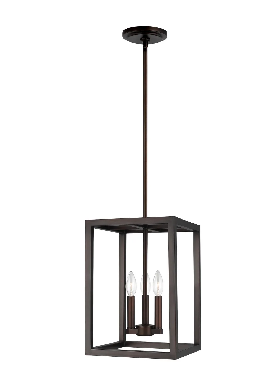 Moffet Street Three Light Hall / Foyer in Bronze