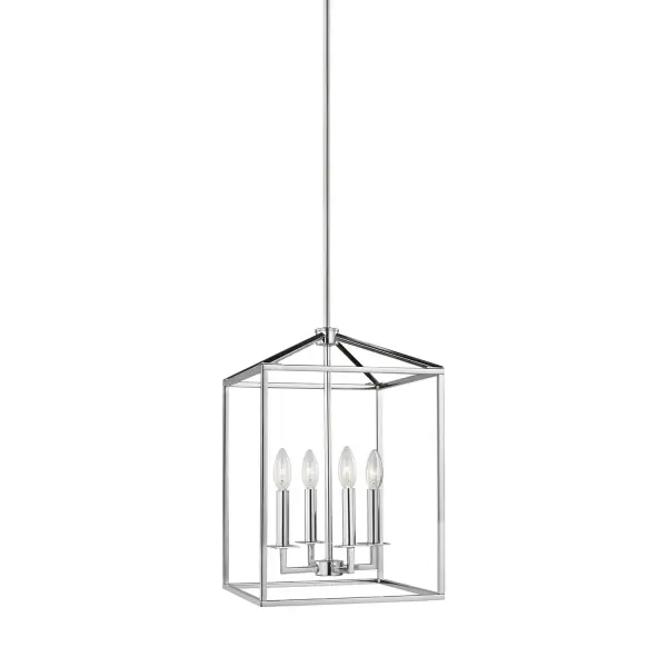 Collection: Perryton Designer: Sea Gull Rooms: Dining Room, Entry Room/Hallway, Kitchen Finish: Chrome Width: 12.25" Height: 18.50" Length: 12.25" Weight: 6.70 lb Wire: 120" Clear Silver Rod: (3) 12",(1) 6" Canopy: D:5'' H:0.75'' Round Bulbs Included Number of Bulbs: 4 Maximum Wattage: 3.50 W Bulb Type: Torpedo Bulb Base: Candelabra Light Output: 350.00 lm Color Temperature: 2700 K CRI: 90 Rated Average Life: 25000 Voltage: 120.00 V Material: Steel Country of Origin: Philippines Safety Listing: cETL Safety Rating: Damp Energy Star Title 24 LED Spec Sheet Instructions Parts Diagram
