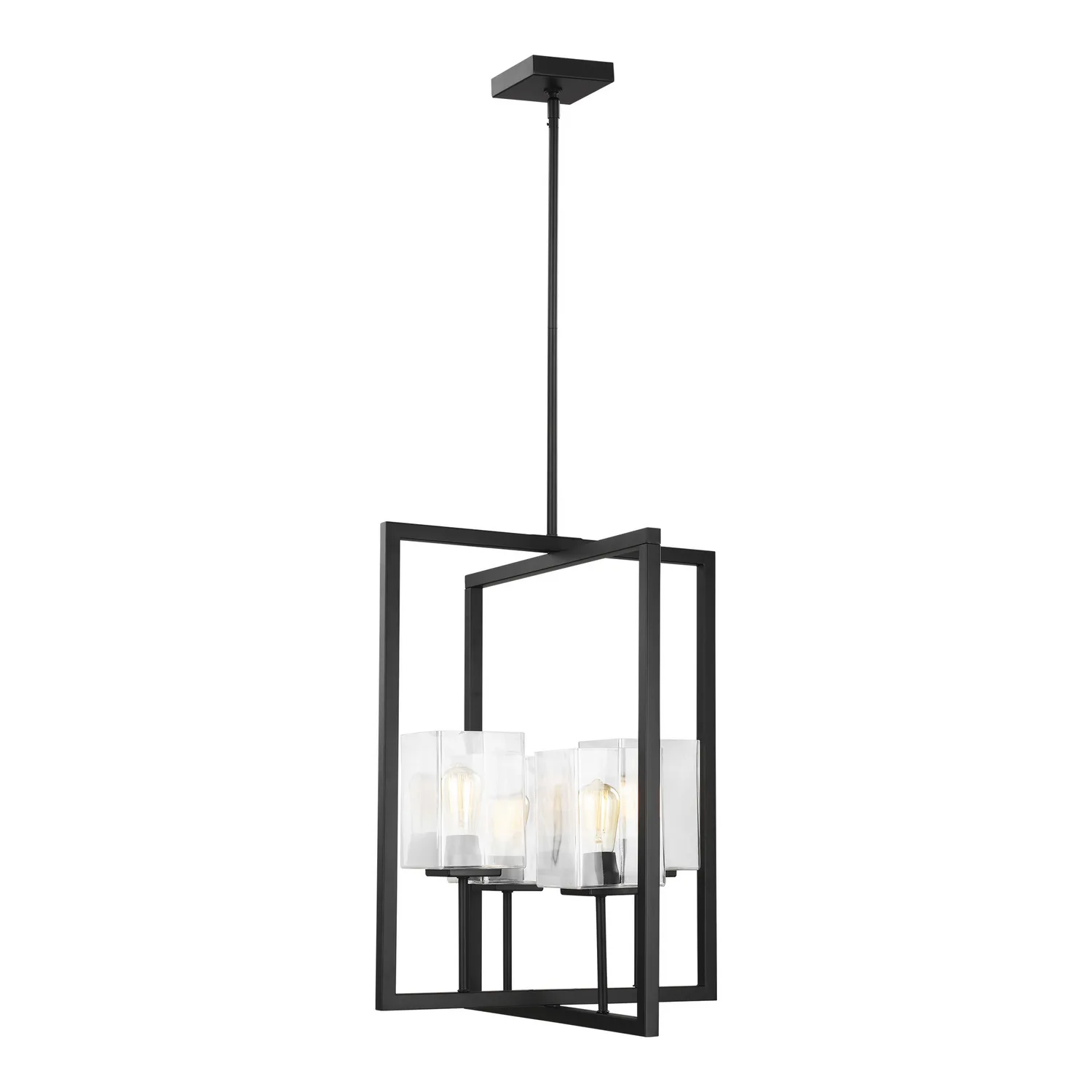 Mitte Four Light Hall / Foyer in Midnight Black