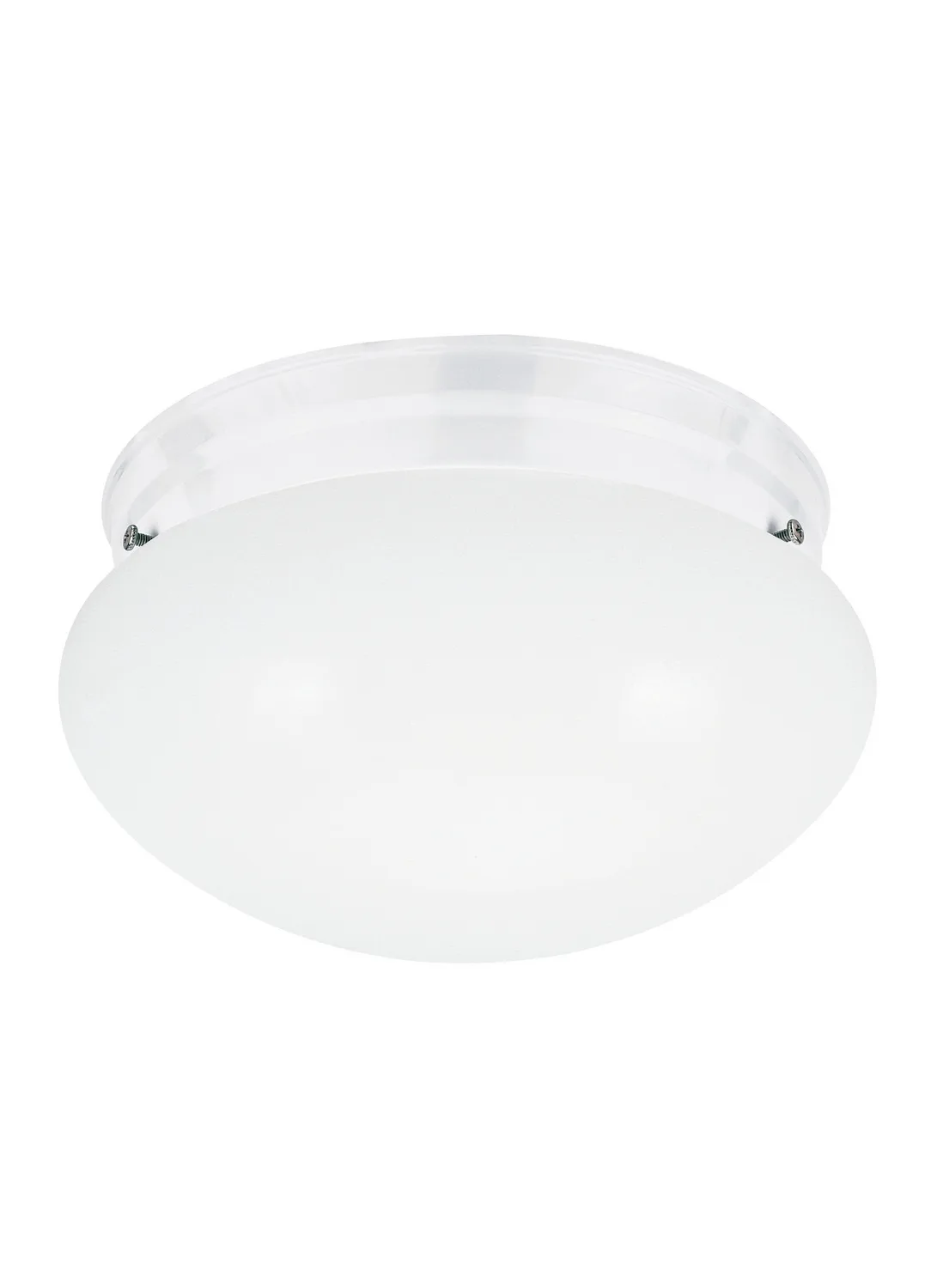 Webster One Light Flush Mount in White