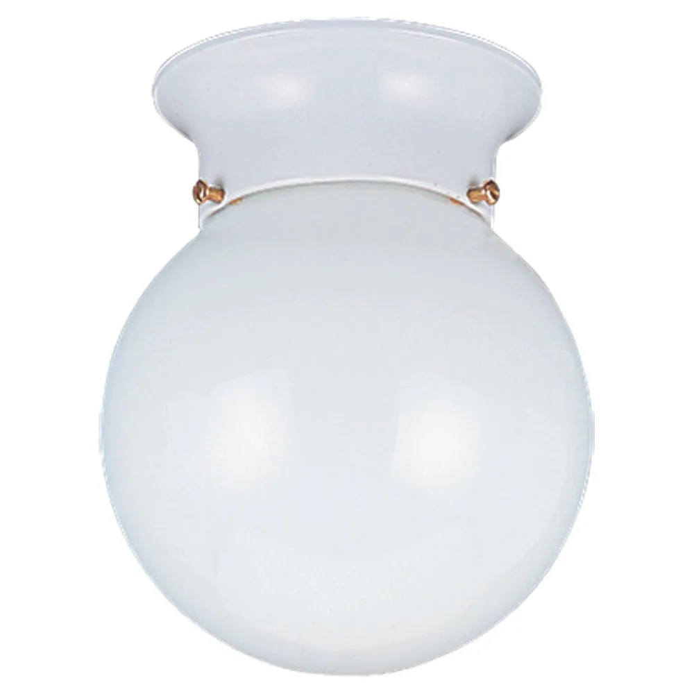 Tomkin One Light Flush Mount in White