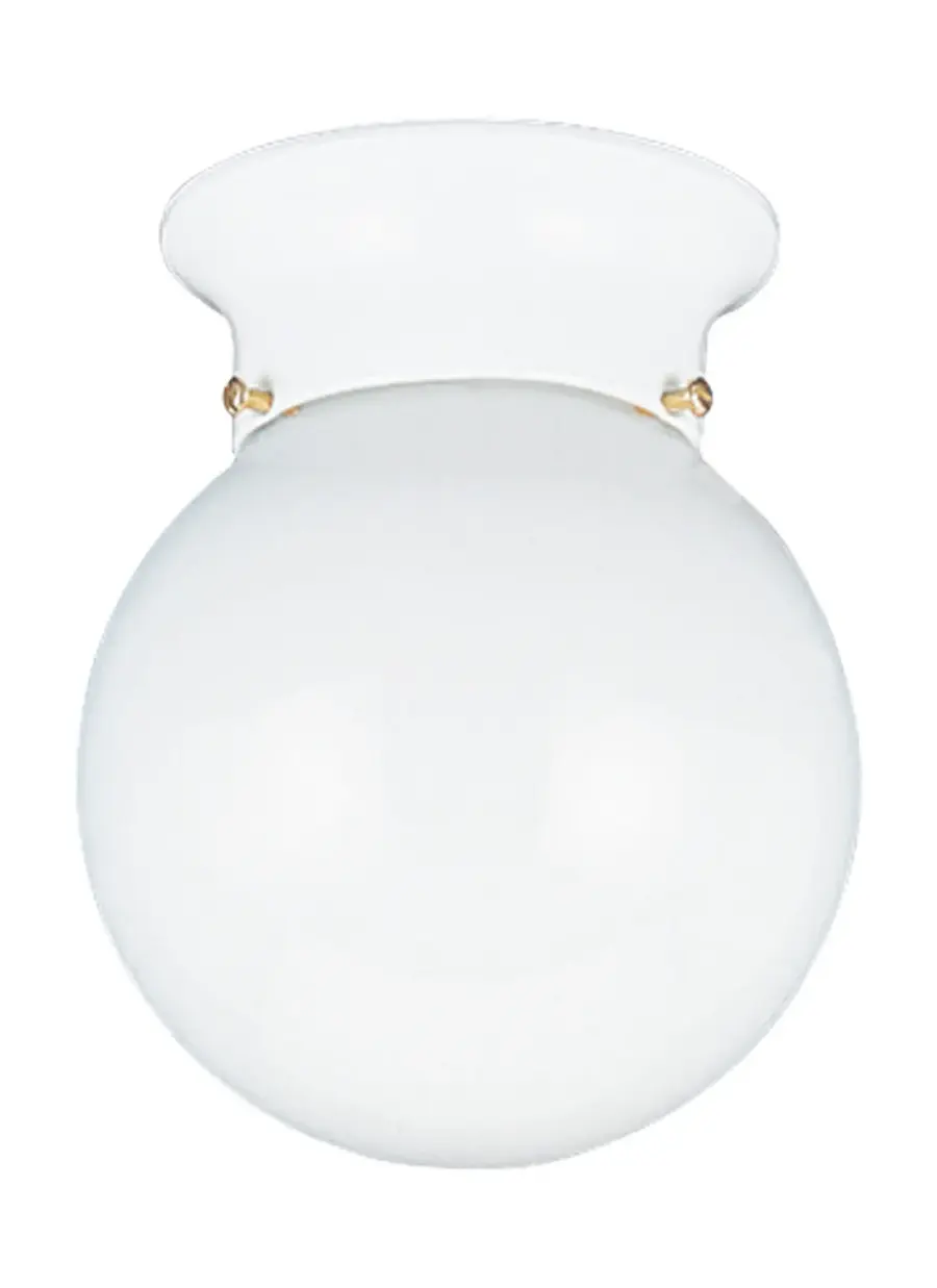 Tomkin One Light Flush Mount in White