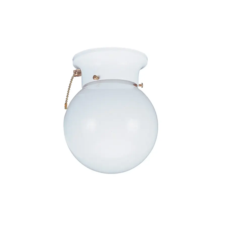 Tomkin One Light Flush Mount in White