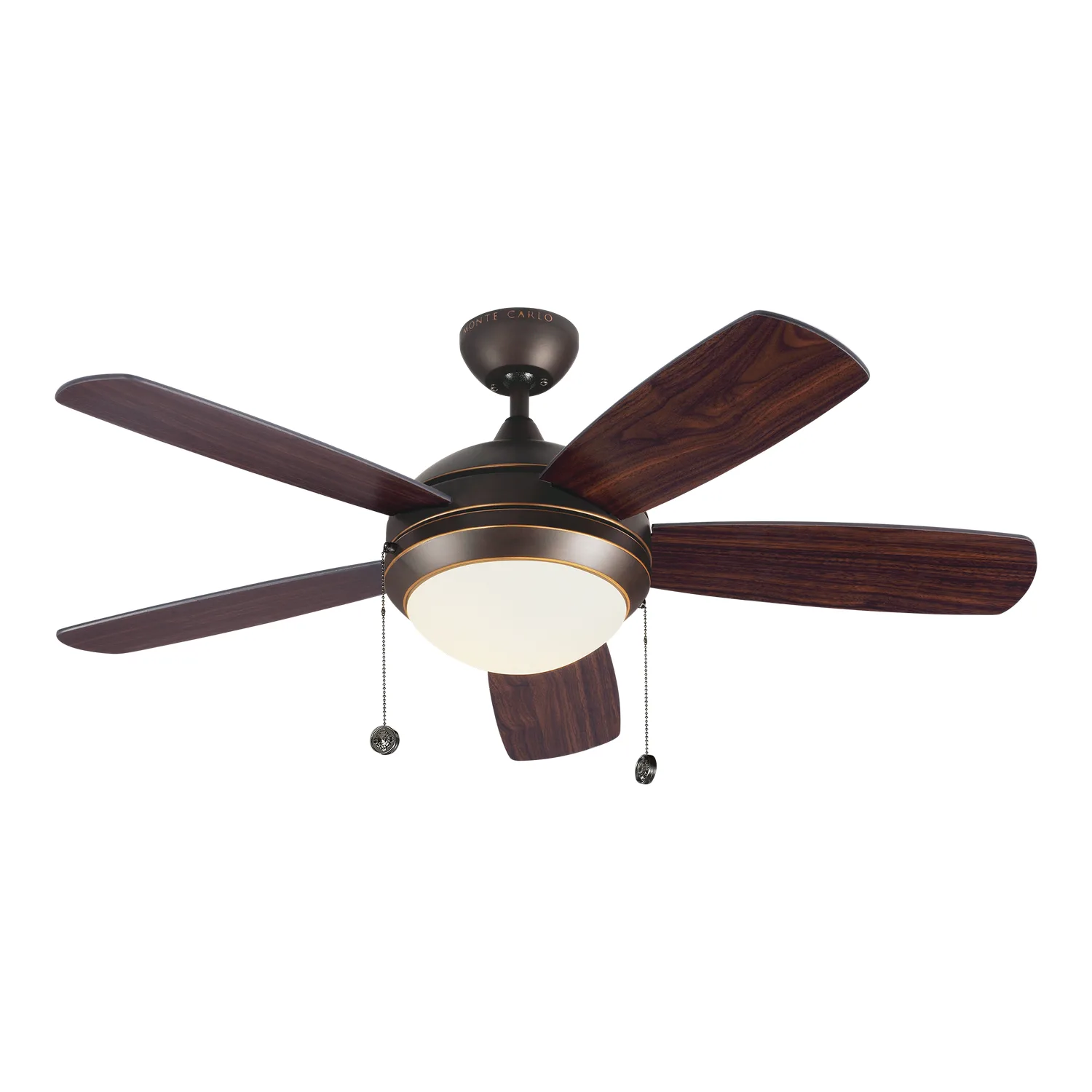 Discus 44" Ceiling Fan with LED Light in Roman Bronze