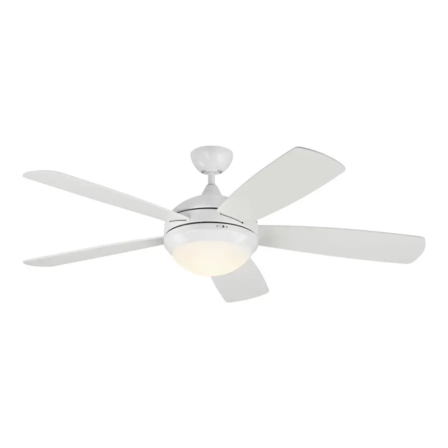 Discus 52" Ceiling Fan in Matte White