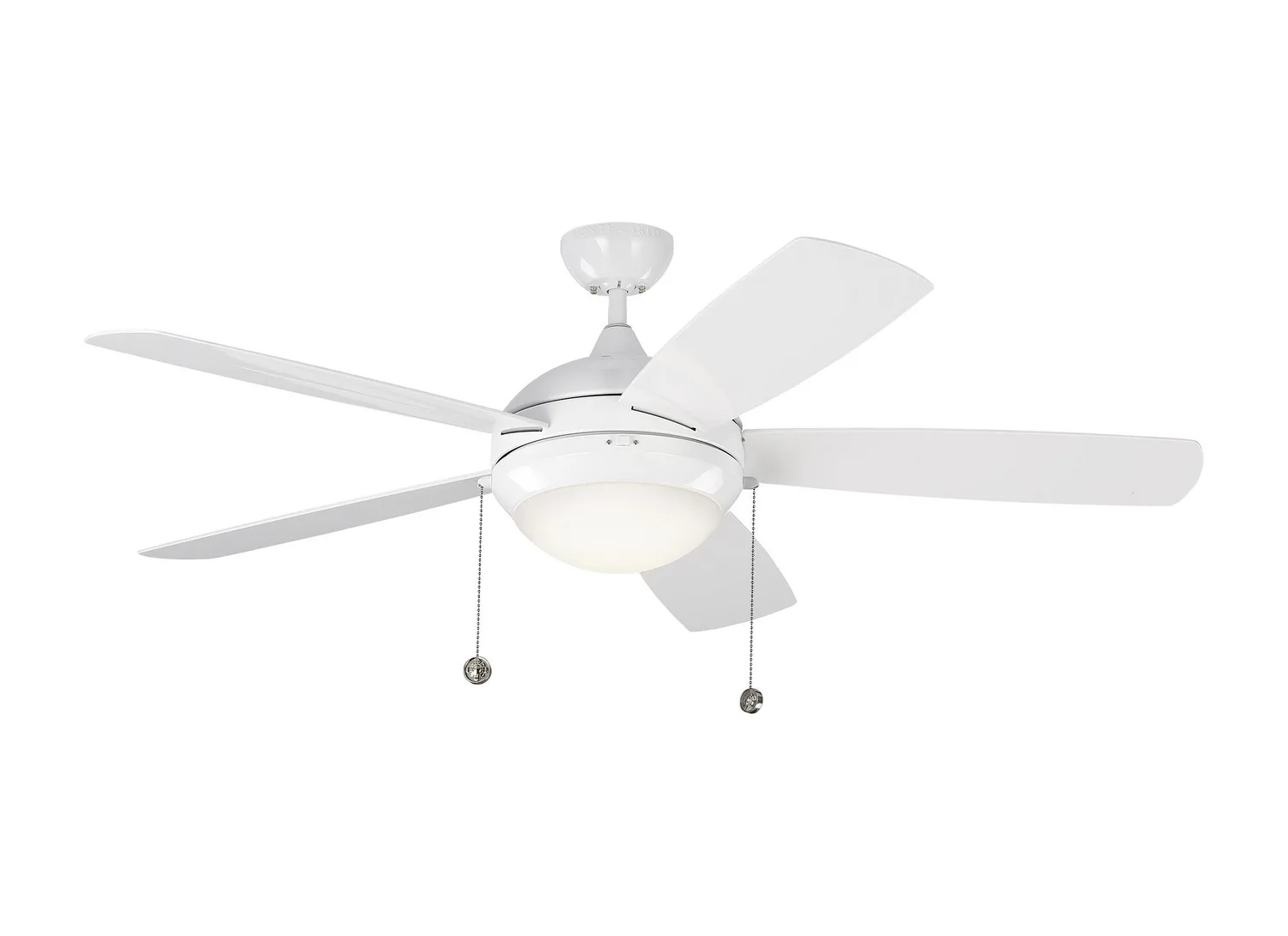 Discus 52" Ceiling Fan in White