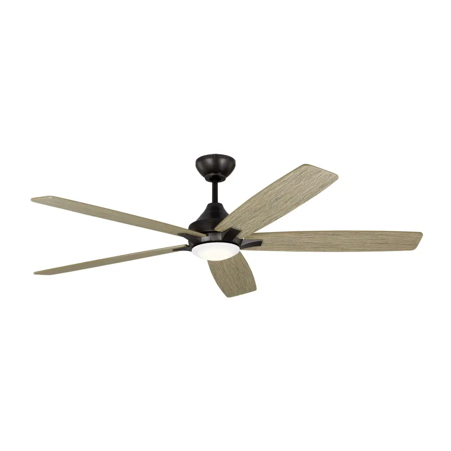Lowden 60" Ceiling Fan with LED Light in Aged Pewter