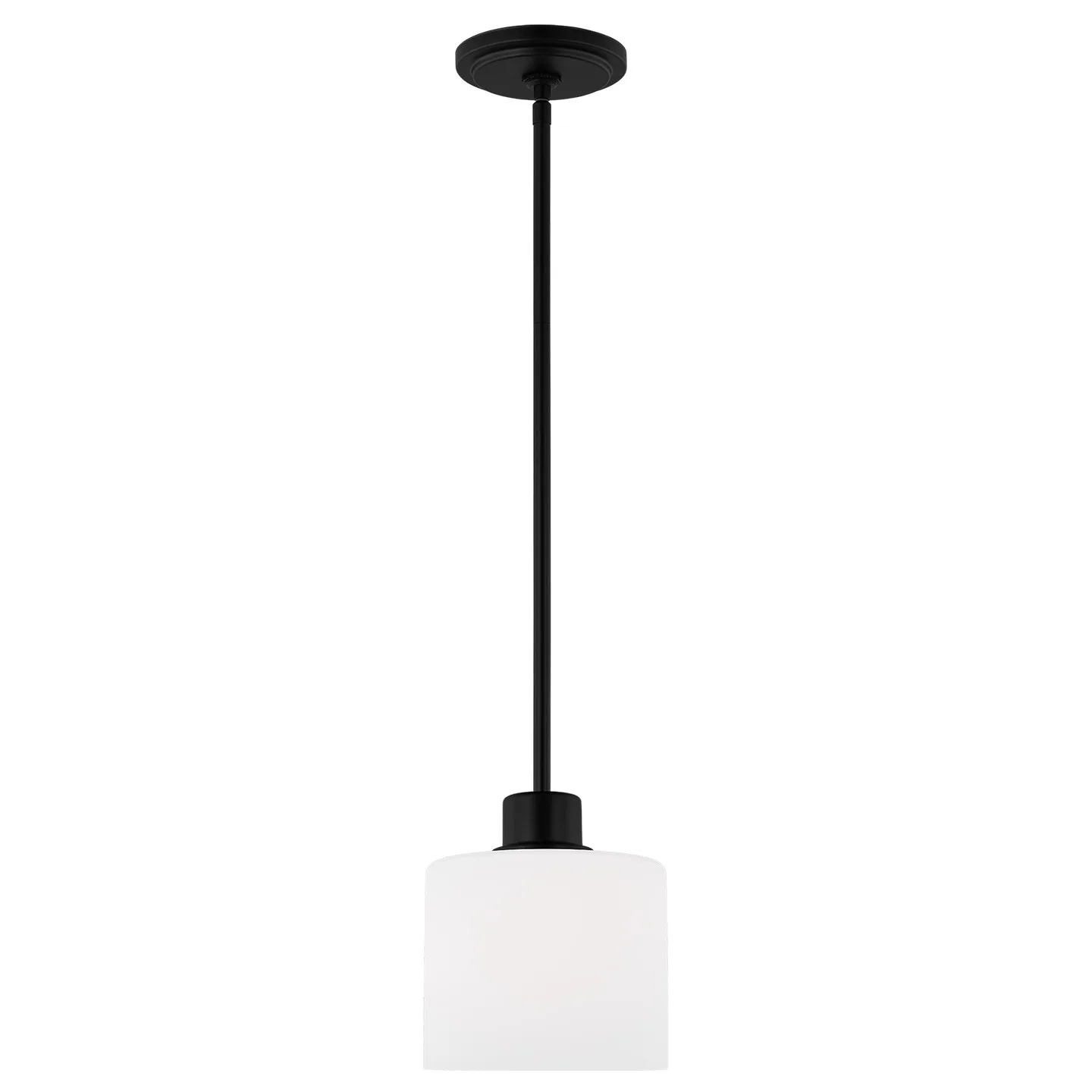 Canfield One Light Mini-Pendant in Midnight Black