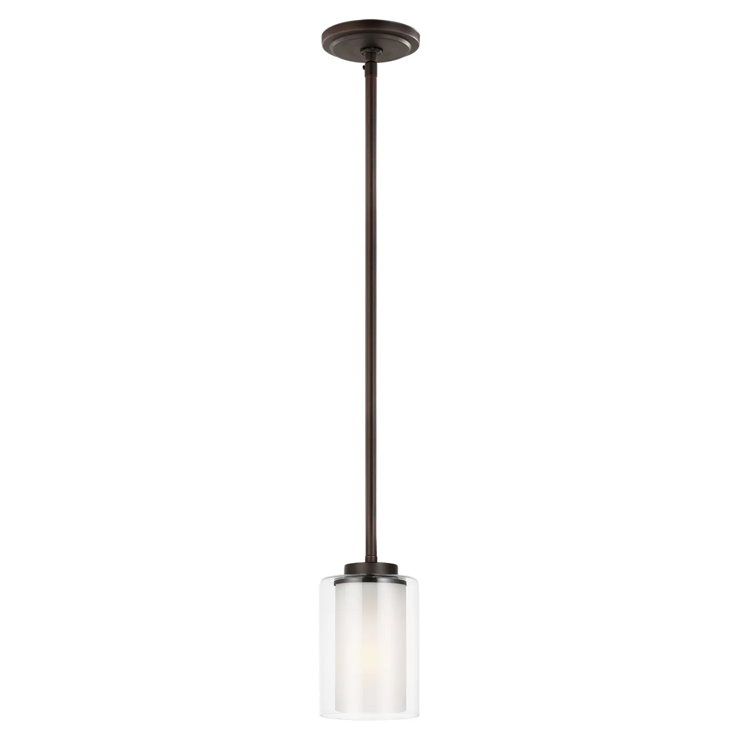Elmwood Park One Light Mini-Pendant in Bronze