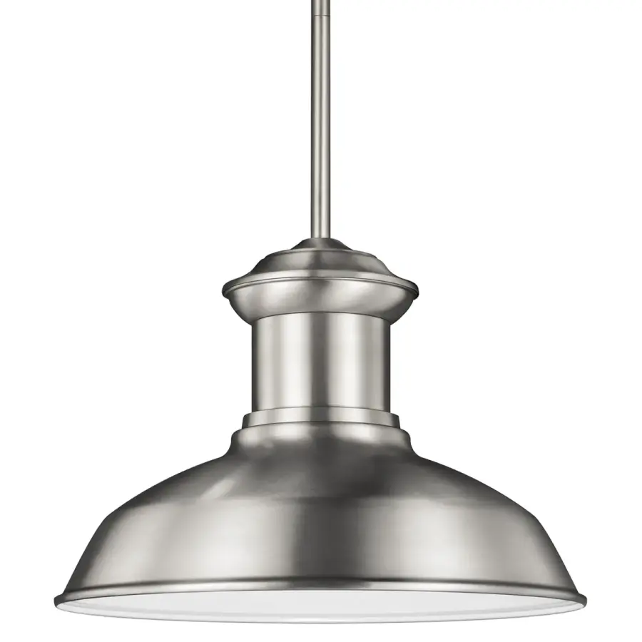 Fredricksburg One Light Outdoor Pendant in Satin Aluminum