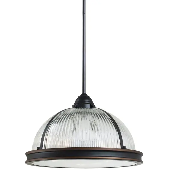 Collection: Pratt Street Prismatic Designer: Sea Gull Rooms: Dining Room, Entry Room/Hallway, Kitchen Finish: Autumn Bronze Glass: Clear Textured Notes: (3) 12`` Stems,(1) 6`` Stem Width: 16.25" Height: 10.00" Weight: 12.40 lb Chain: (3) 12`` Stems,(1) 6`` Stem Wire: 120" Brown Rod: (3) 12",(1) 6" Canopy: D:5.5'' H:1.25'' Round Bulbs Included Number of Bulbs: 3 Maximum Wattage: 9.00 W Bulb Type: A19 Bulb Base: Medium Light Source: LED Light Output: 800.00 lm Color Temperature: 3000 K CRI: 90 Beam Spread: 230.00° Rated Average Life: 15000 Voltage: 120.00 V Material: Steel Country of Origin: Philippines Safety Listing: cETL Safety Rating: Damp Connection: Hardwired Energy Star Title 24 LED Manufacturer Warranty: 1 Year Warranty for standard fixtures Spec Sheet Instructions Parts Diagram