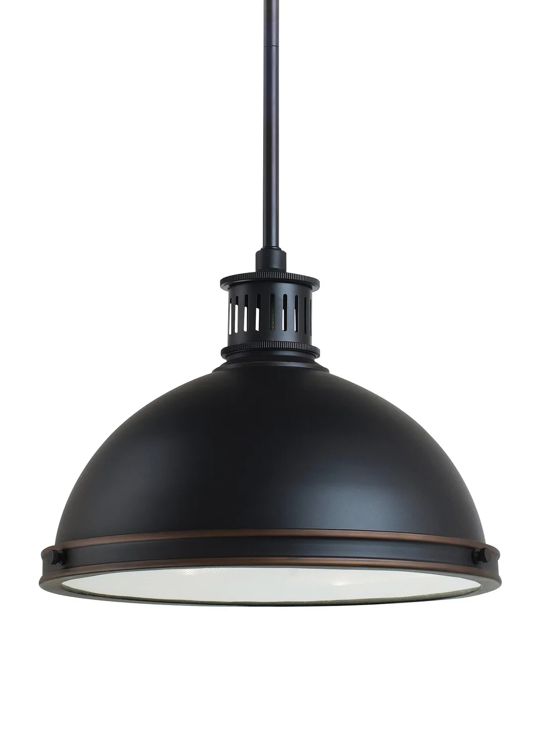 Pratt Street Metal Two Light Pendant in Autumn Bronze