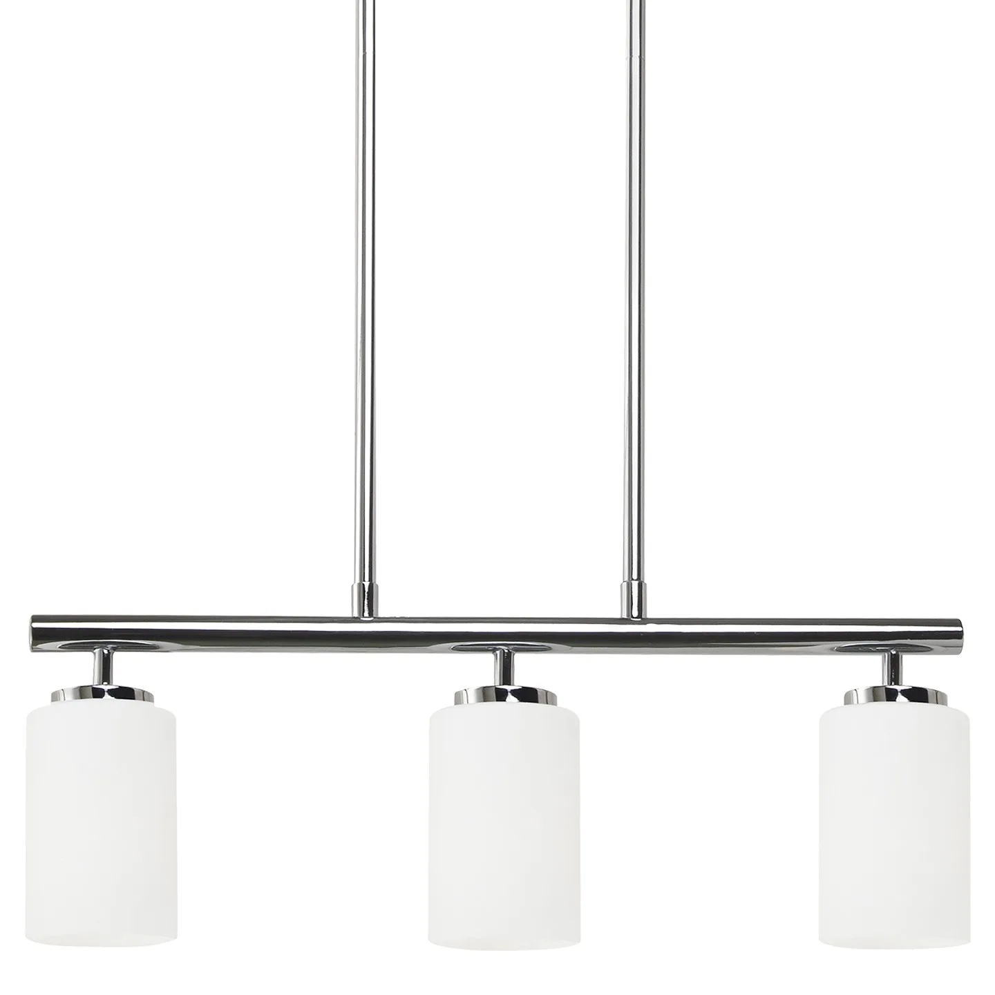 Oslo Three Light Island Pendant in Chrome
