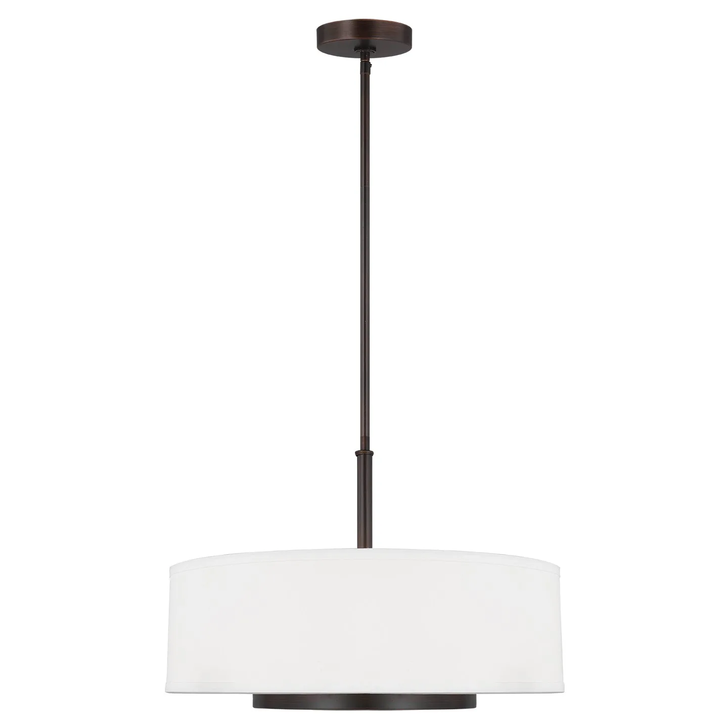 Nance Three Light Pendant in Bronze