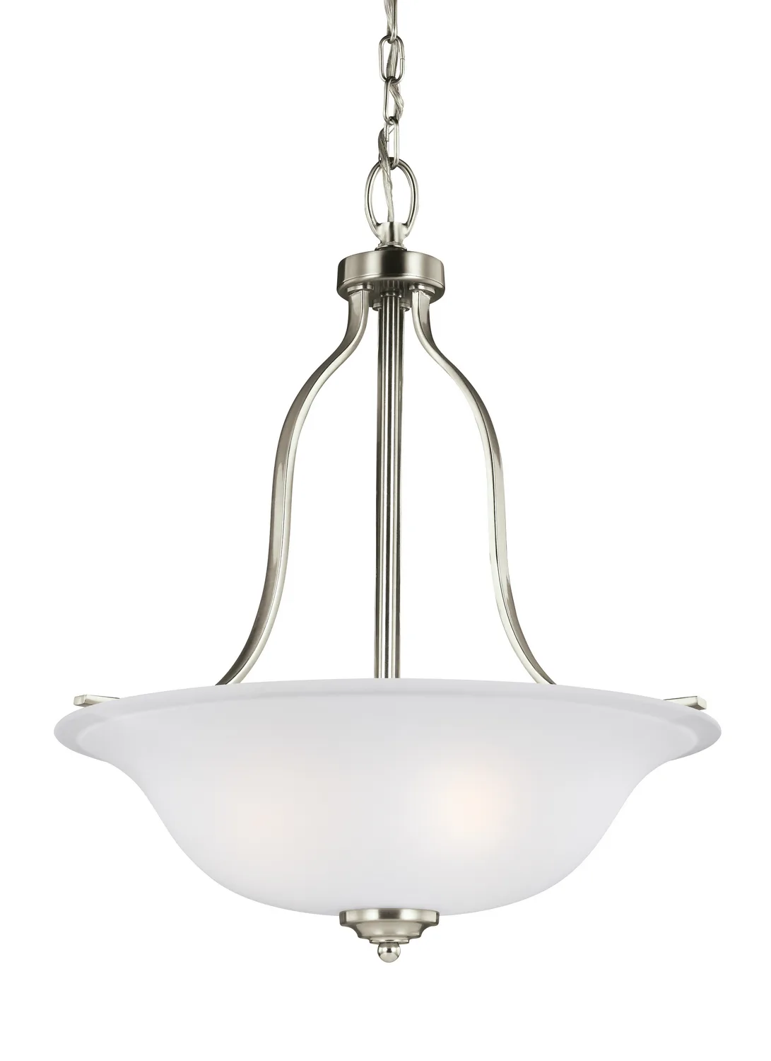 Emmons Three Light Pendant in Brushed Nickel