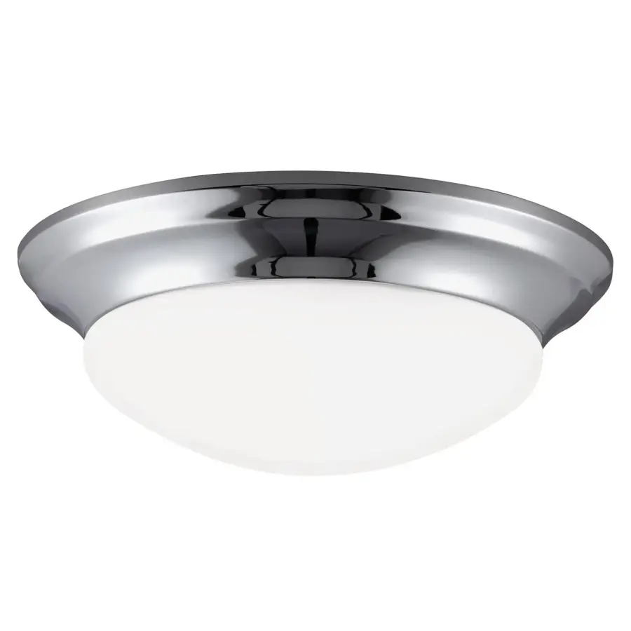 Nash One Light Flush Mount in Chrome