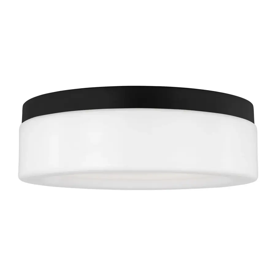 Rhett LED Flush Mount in Midnight Black