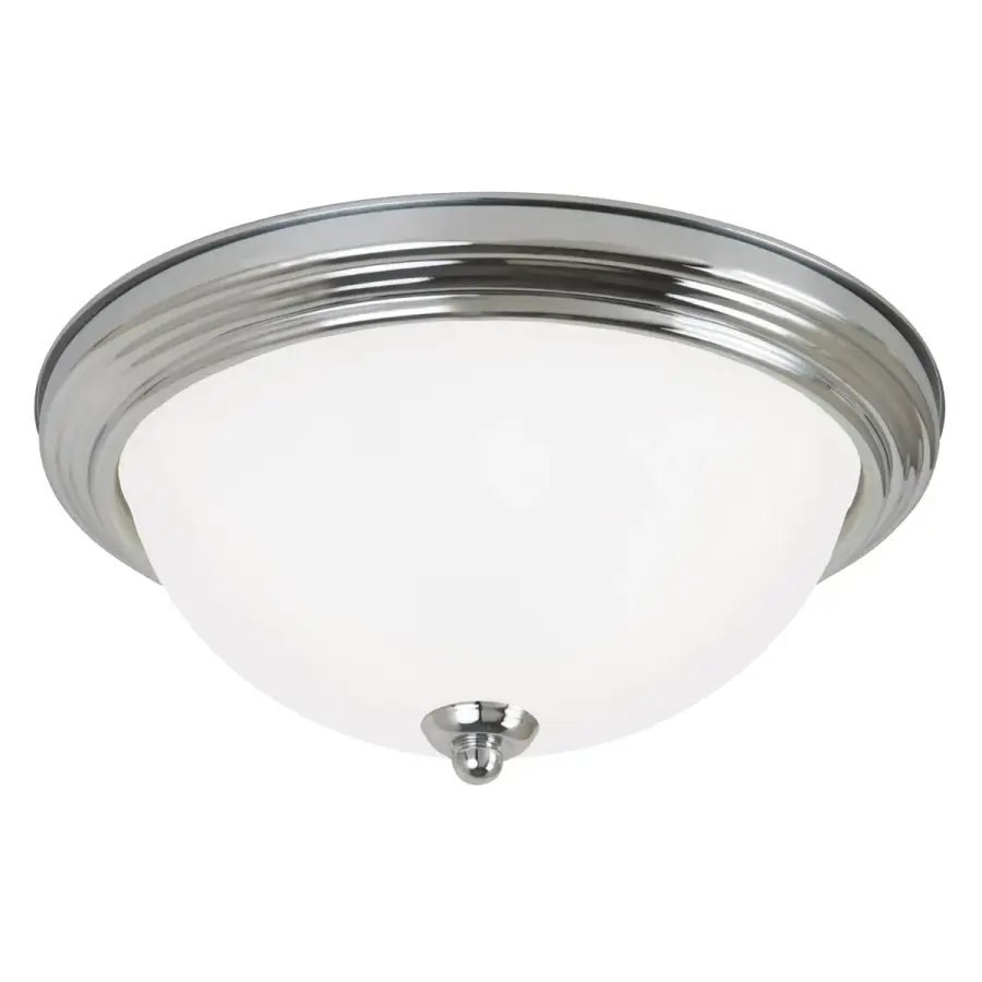 Geary 3-Light Flush Mount in Chrome