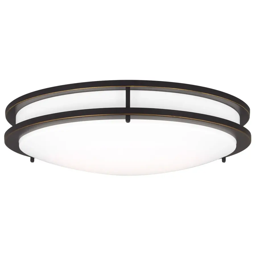 Mahone LED Flush Mount in Antique Bronze