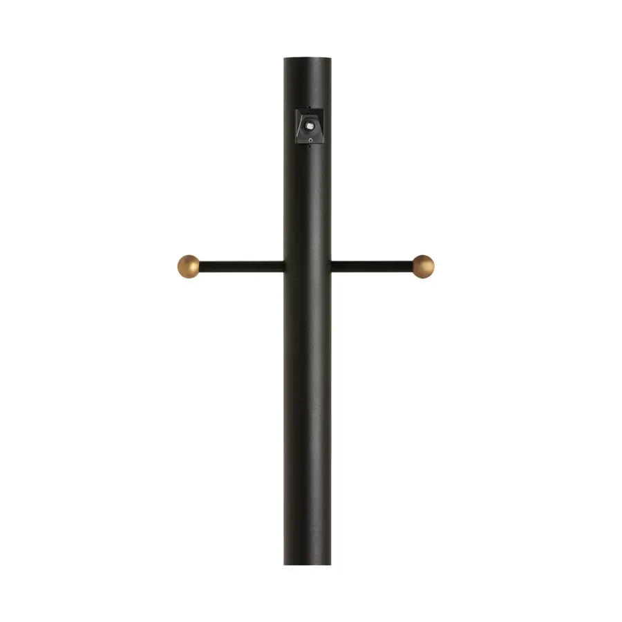 Outdoor Post with Ladder Rest and Photo Cell