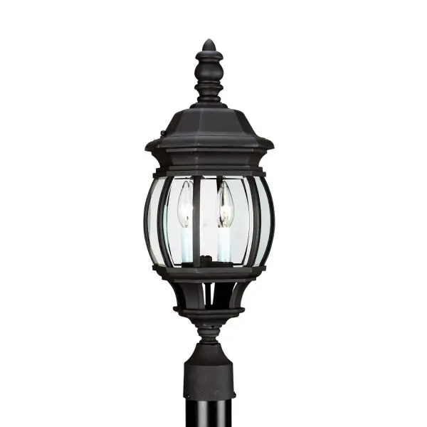 The Wynfield post lantern combines traditional styling with modern LED efficiency. Its compact 7.75-inch width and durable die-cast aluminum construction make it ideal for residential and commercial outdoor applications.