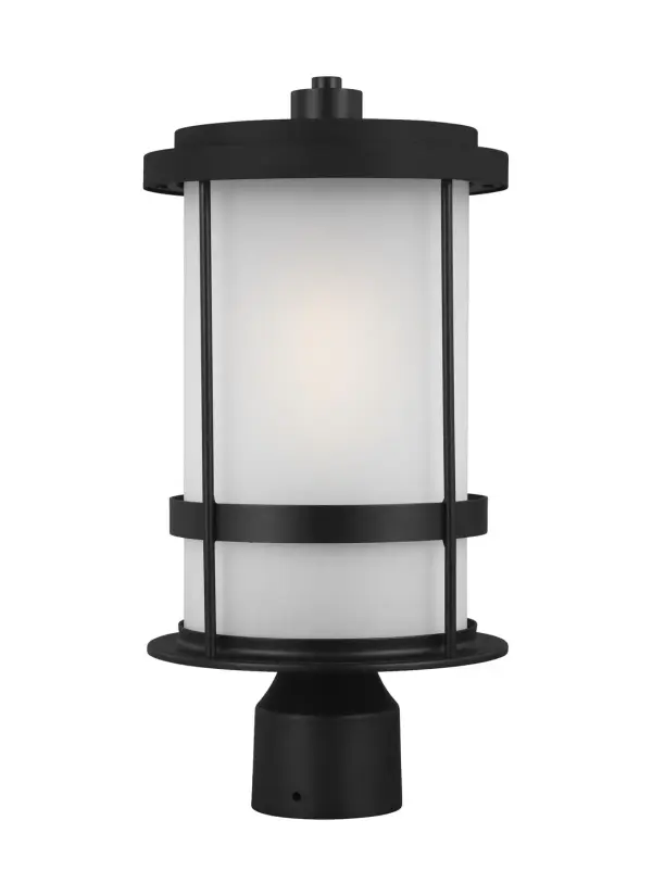 The Wilburn post lantern combines traditional styling with modern LED efficiency. Its compact 8-inch width and wet-rated construction make it ideal for pathways, driveways, and entryways.