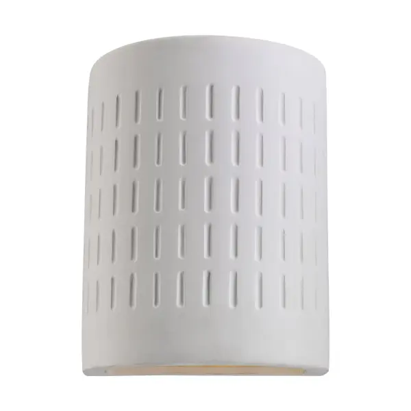 This unfinished ceramic wall lantern offers a unique opportunity to customize the finish to match your exterior palette. The wet-rated design ensures durability in all weather conditions, while the compact size works well for smaller outdoor spaces.