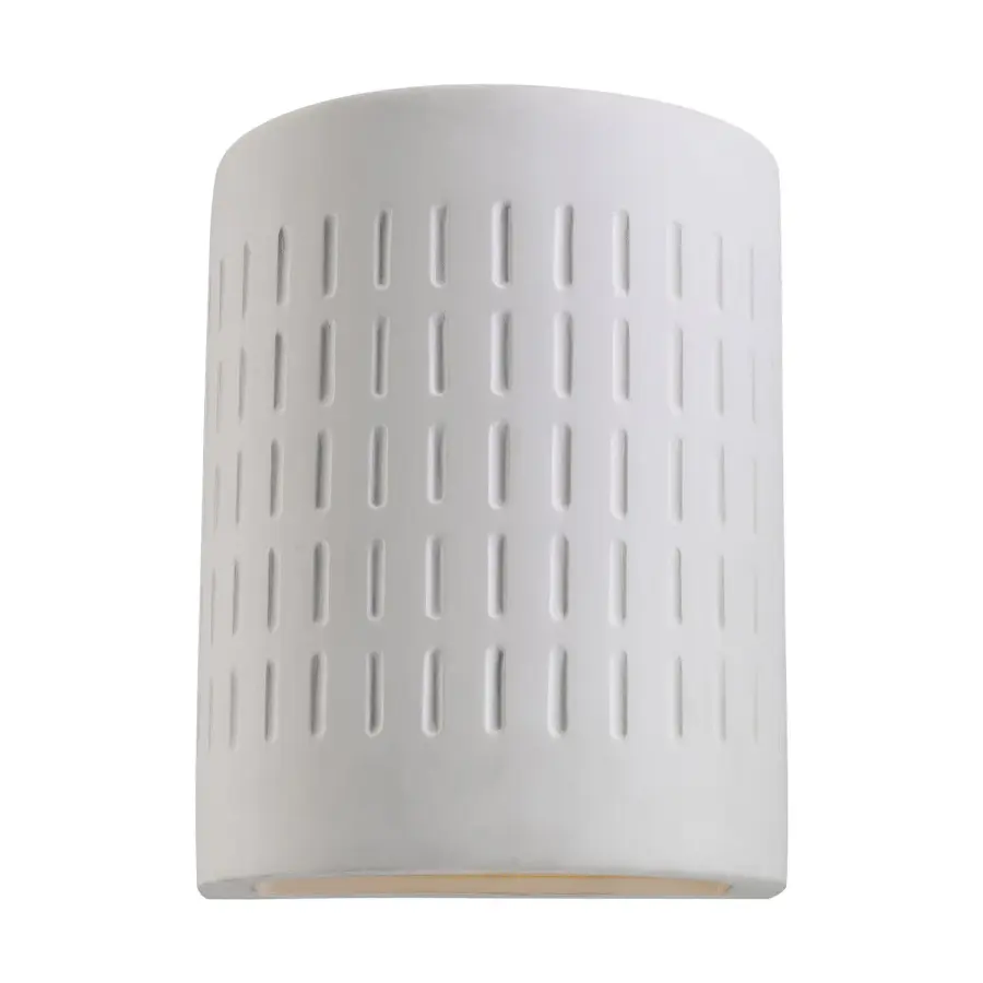 Paintable Ceramic Outdoor Wall Lantern