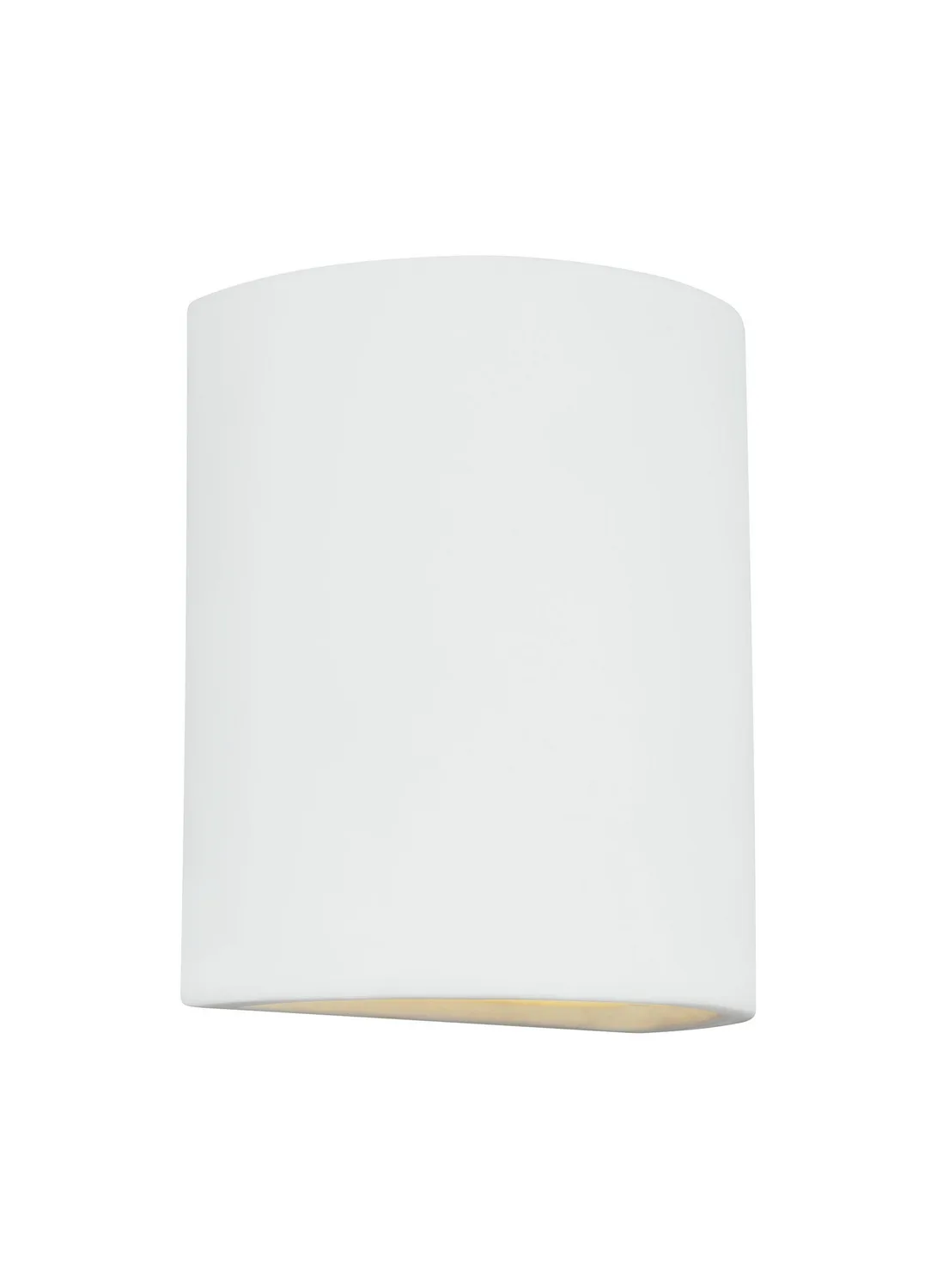 Paintable Ceramic One Light Outdoor Wall Lantern